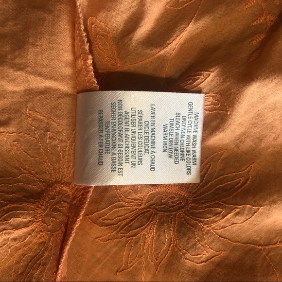 Trés You Women’s Orange/Peach Colour Shirt Top - Picture 6 of 6